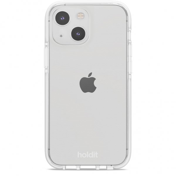 holdit iPhone 13 Mini Suojakuori Seethru Valkoinen
