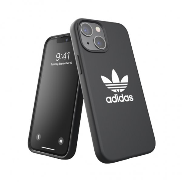Adidas iPhone 13 Mini Suojakuori Silikonikotelo Musta