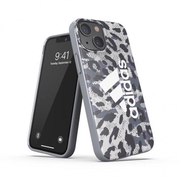 Adidas iPhone 13 Mini Kuori Snap Case Leopardi Harmaa