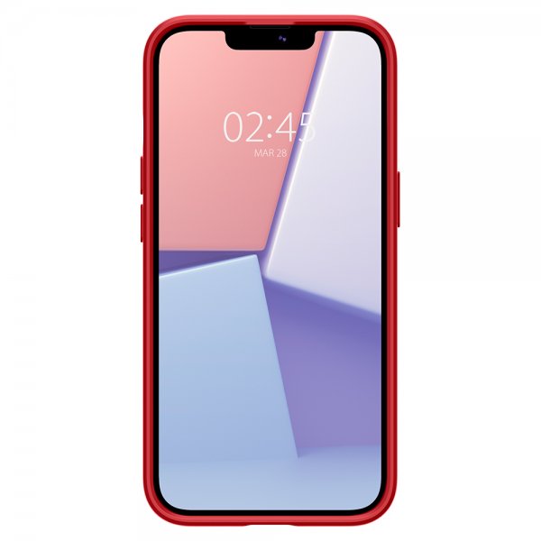 Spigen iPhone 13 Mini Suojakuori Thin Fit Punainen