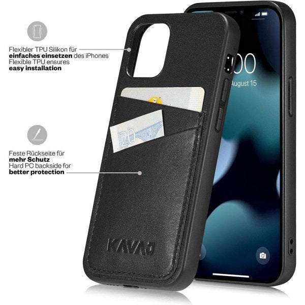 KAVAJ iPhone 13 Mini -kuori Tokyo Musta