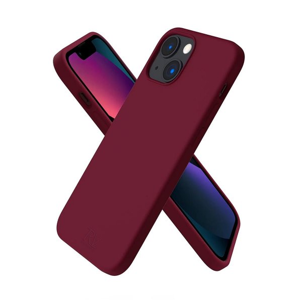 Rvelon iPhone 13 -silikonisuojakuori, violetti