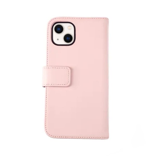 Rvelon iPhone 13 Kotelo Aito nahka Korttipaikka Pinkki