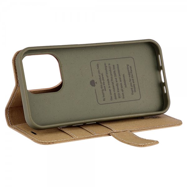 Onsala iPhone 13 Pro -kotelo ECO Wallet Sand