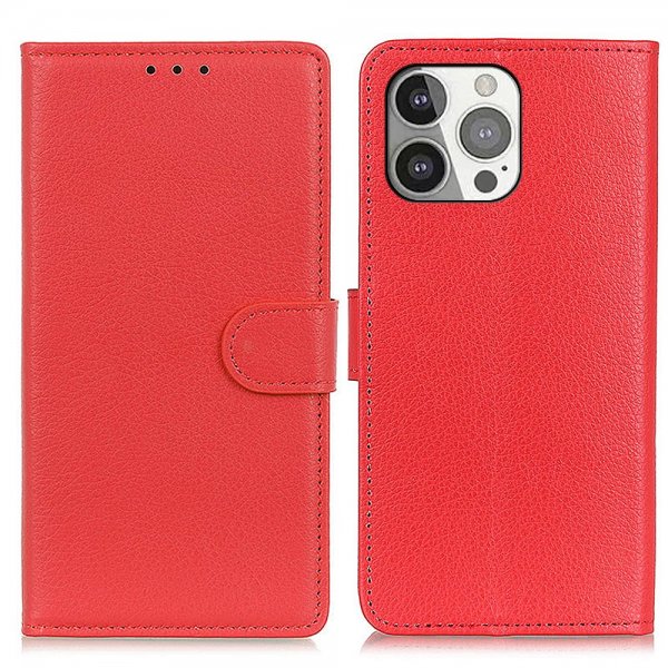 Nordic Covers iPhone 13 Pro Litsi-kuori punainen