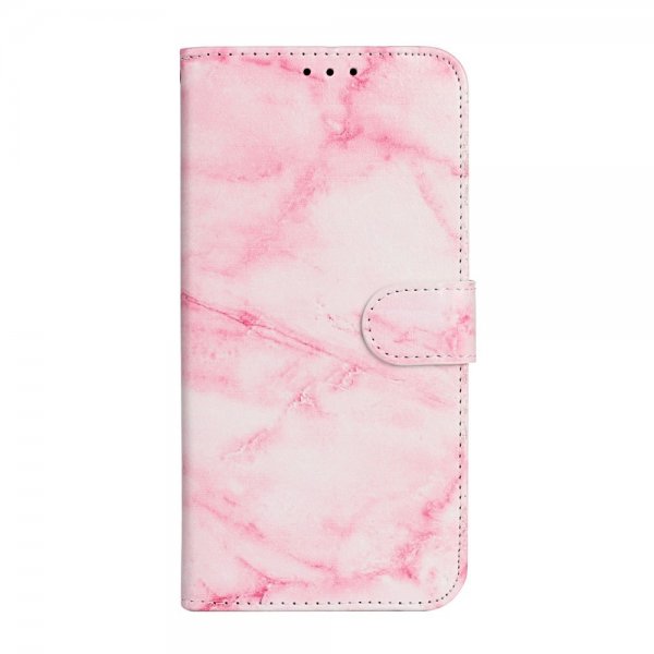 iPhone 13 Pro Kotelo Aihe Vaaleanpunainen Marmori
