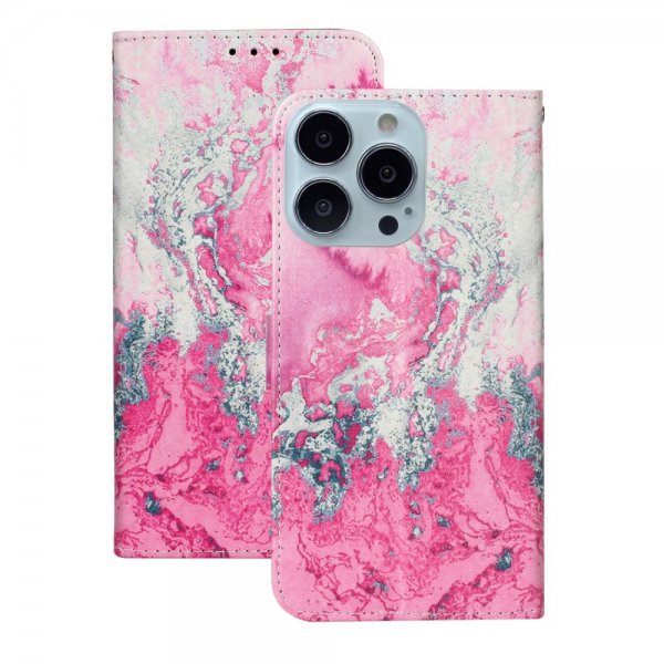 iPhone 13 Pro Kuoret Aihe Vaaleanpunainen Kivi