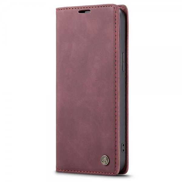 CaseMe iPhone 13 Pro -suojakotelo, retro, taitettava, punainen