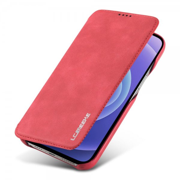Lc.Imeeke iPhone 13 Pro Kotelo Retro Punainen