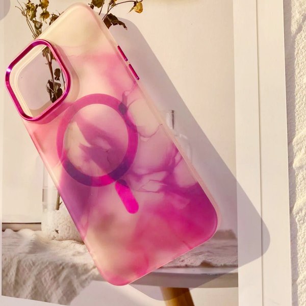iPhone 13 Pro Kuoret Kuvio Abstrakti Pinkki