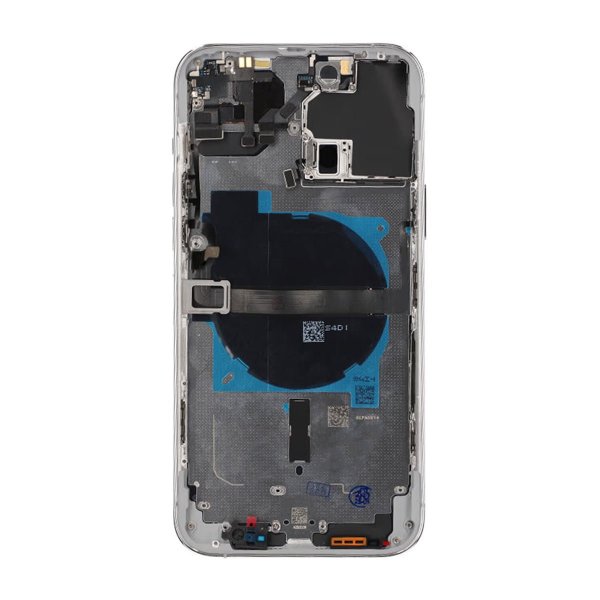 iPhone 13 Pro Max Takaosa täydellä rungolla OEM - Hopea