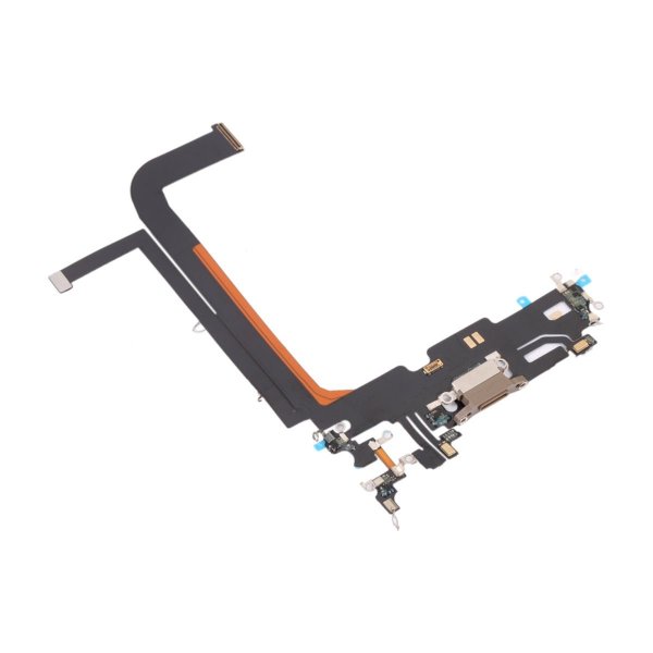 iPhone 13 Pro Max - Latausliitin flex-kaapelilla, alkuperäinen - Kulta
