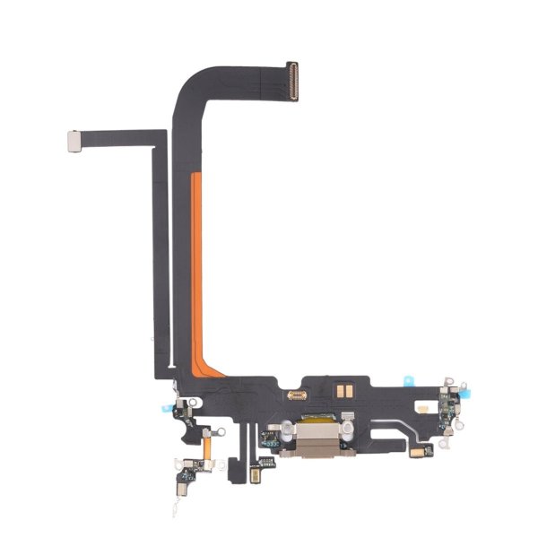 iPhone 13 Pro Max - Latausliitin flex-kaapelilla, alkuperäinen - Kulta