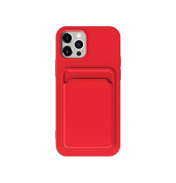 iPhone 13 Pro Max -kotelo, jossa korttipidike, punainen