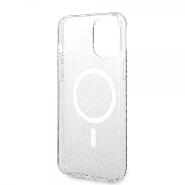 Guess iPhone 13 Pro Max -kuori 4G Pattern MagSafe, musta