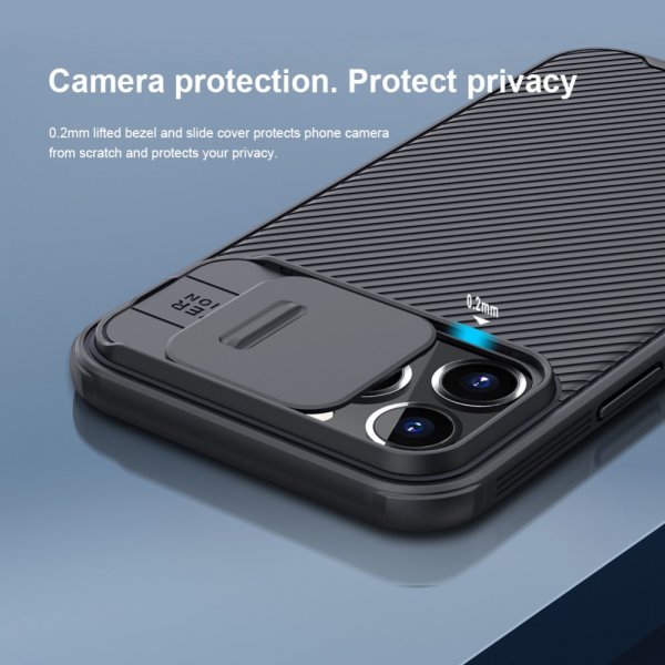 Nillkin iPhone 13 Pro Max CamShield Pro -suojakuori, musta
