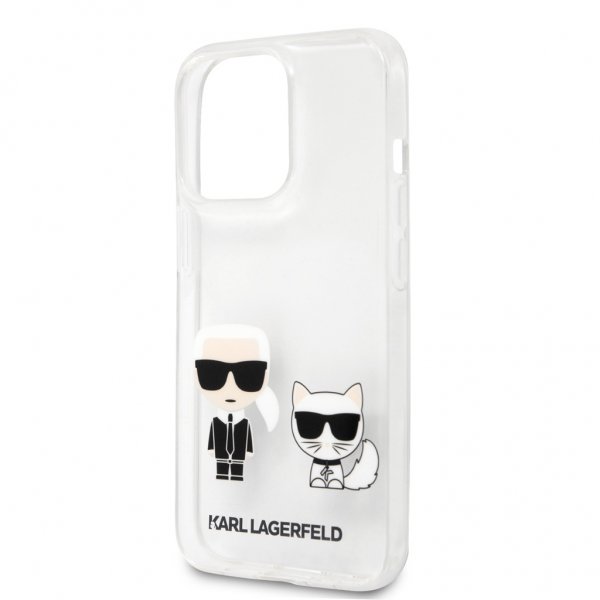 Karl Lagerfeld iPhone 13 Pro Max -kuori Choupette Transparent