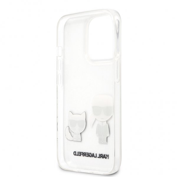 Karl Lagerfeld iPhone 13 Pro Max -kuori Choupette Transparent