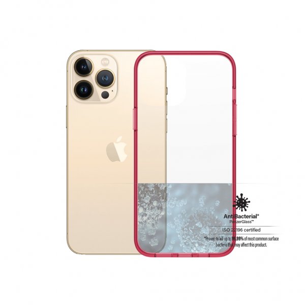 PanzerGlass iPhone 13 Pro Max ClearCase Color Strawberry