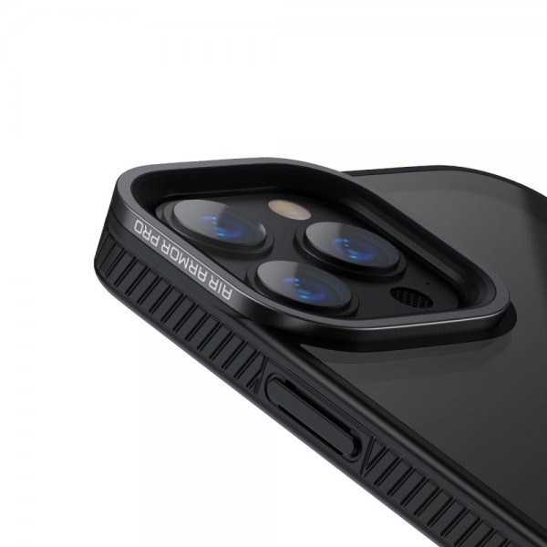 Baseus iPhone 13 Pro Max Crystal Series -suojakuori, musta