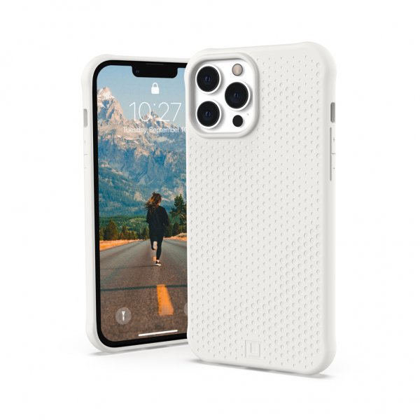 U by UAG iPhone 13 Pro Max -kuori Dot Marshmallow