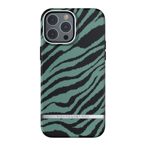 Richmond & Finch iPhone 13 Pro Max Suojakuori Emerald Zebra
