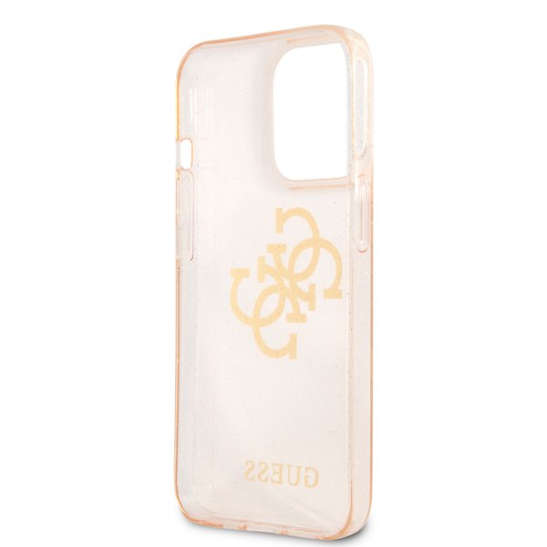 Guess iPhone 13 Pro Max Suojakuori Full Glitter Kulta