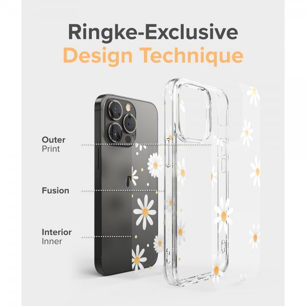 Ringke iPhone 13 Pro Max Suojakuori Fusion Design Daisy