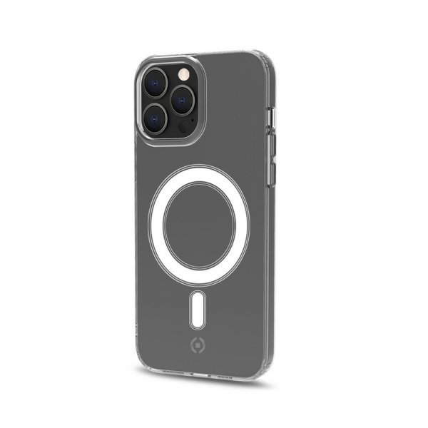 Celly iPhone 13 Pro Max -kuori GELSKINMAG MagSafe Transparent