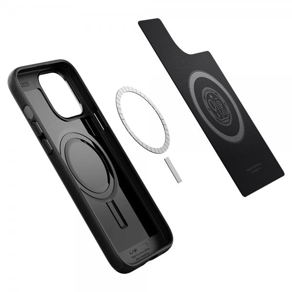 Spigen iPhone 13 Pro Max -kuori Mag Armor Matte Black
