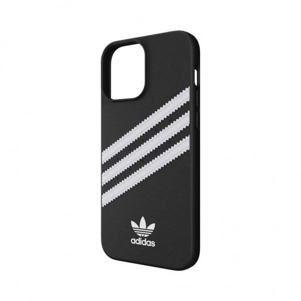 Adidas iPhone 13 Pro Max -muotoiltu PU-kotelo, musta