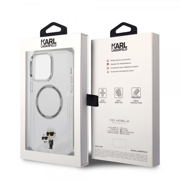 Karl Lagerfeld iPhone 13 Pro Max Suojakuori NFT MagSafe Läpinäkyvä