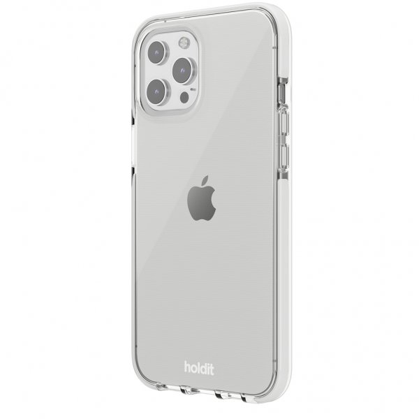 holdit iPhone 13 Pro Max Seethru Kuori Valkoinen