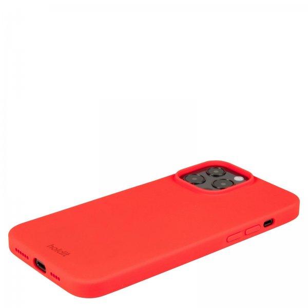 holdit iPhone 13 Pro Max -kuori silikoni Chili Red