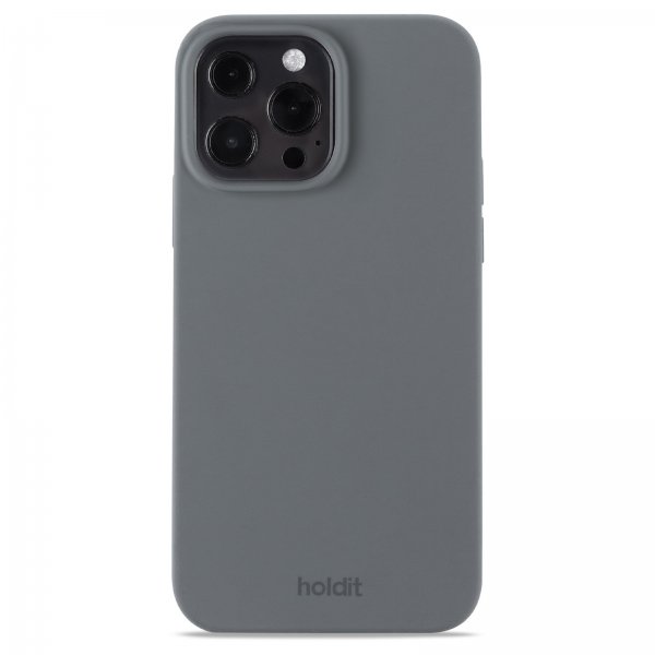 holdit iPhone 13 Pro Max Suojakuori Silikoni Space Gray