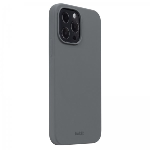 holdit iPhone 13 Pro Max Suojakuori Silikoni Space Gray