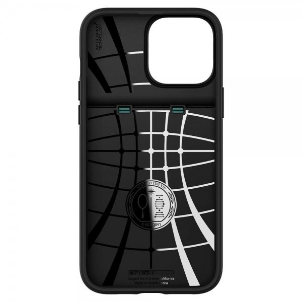 Spigen iPhone 13 Pro Max -suojakuori Slim Armor CS Midnight Green