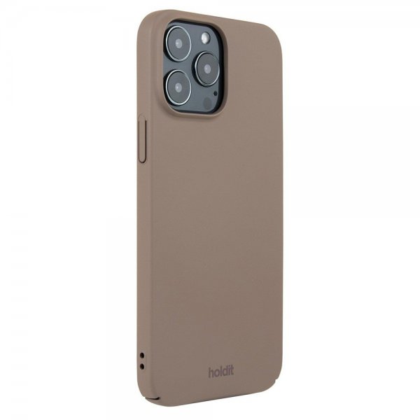 holdit iPhone 13 Pro Max Suojakuori Slim Case Mocha Brown