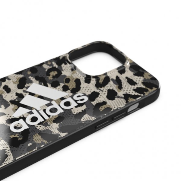 Adidas iPhone 13 Pro Max -kuori Snap Case Leopard Beige