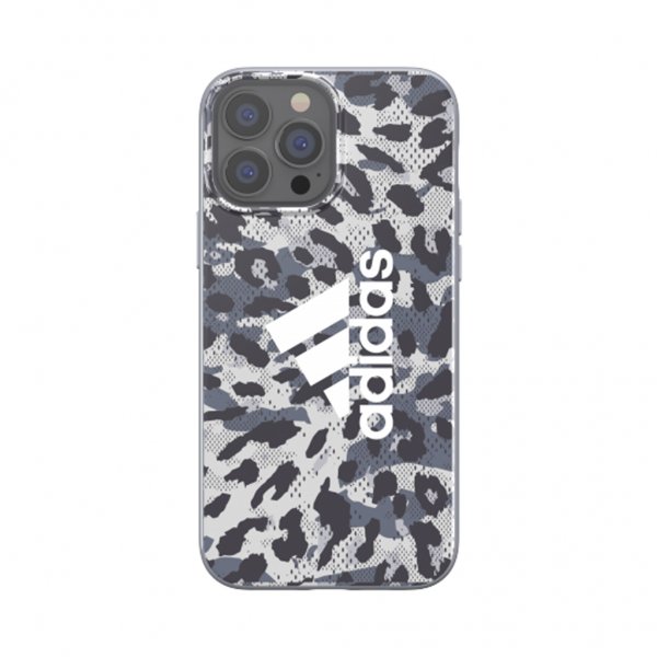 Adidas iPhone 13 Pro Max kuori Snap Case Leopard Grey