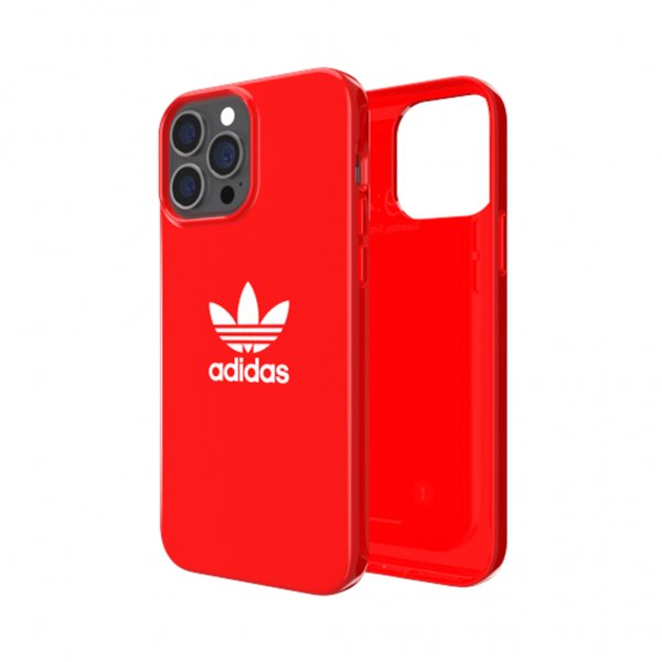 Adidas iPhone 13 Pro Max -suojakuori (Snap Case Trefoil Scarlet)