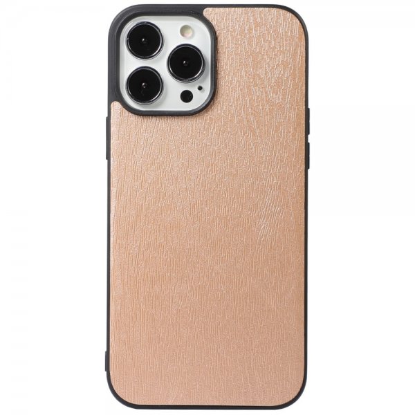 iPhone 13 Pro Max Kuori Puukuvio Kulta