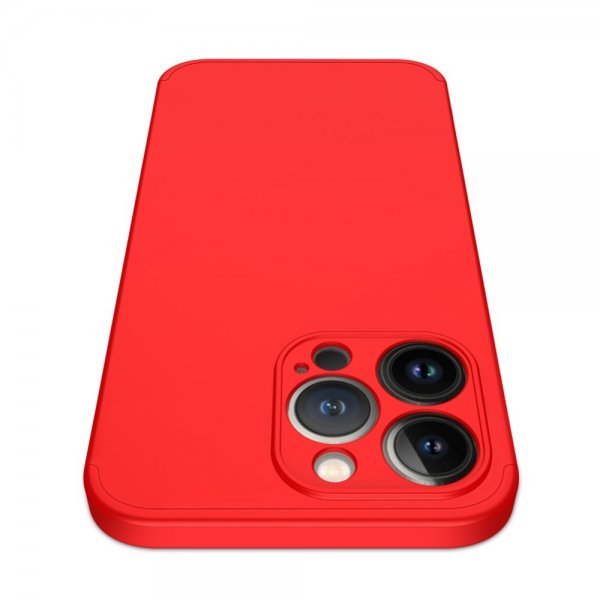 GKK iPhone 13 Pro Max -kolmiosuoja, punainen