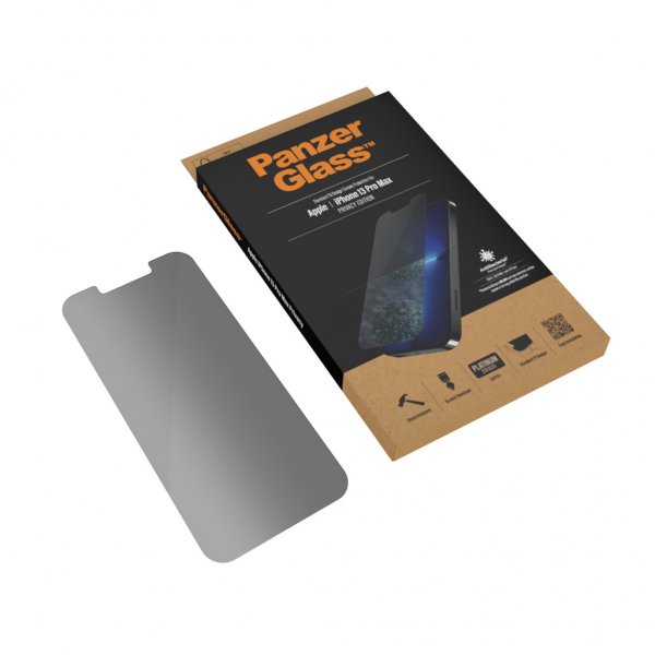 PanzerGlass iPhone 13 Pro Max -näytönsuoja, Standard Fit, Case Friendly, Privacy