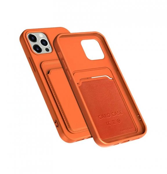 iPhone 13 Pro Kuoret Korttipidike Oranssi
