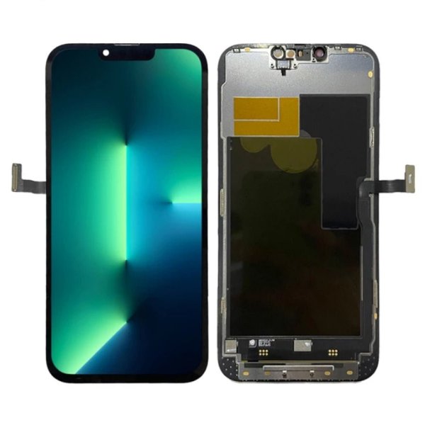 iPhone 13 Pro OLED-näyttö – Musta (otettu uudesta iPhonesta)