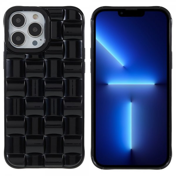 iPhone 13 Pro Kuoret 3D-kuvio Musta