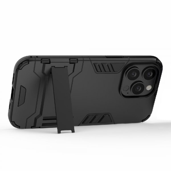 iPhone 13 Pro Kuori Armor-jalustatoiminnolla Musta