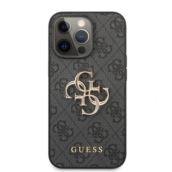 Guess iPhone 13 Pro Big Logo -kuori, harmaa