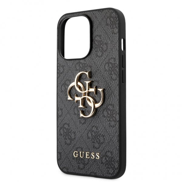 Guess iPhone 13 Pro Big Logo -kuori, harmaa